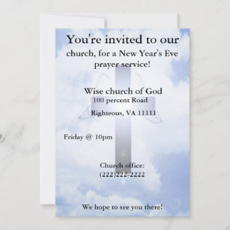 Invitation à la prière du Nouvel An