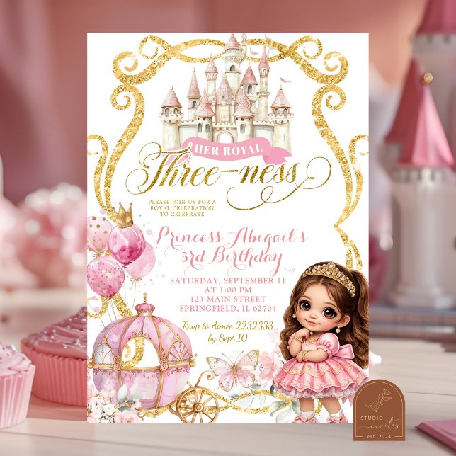 Invitation à la Princesse Espagnole Mexicaine Roya (Créateur téléchargé)