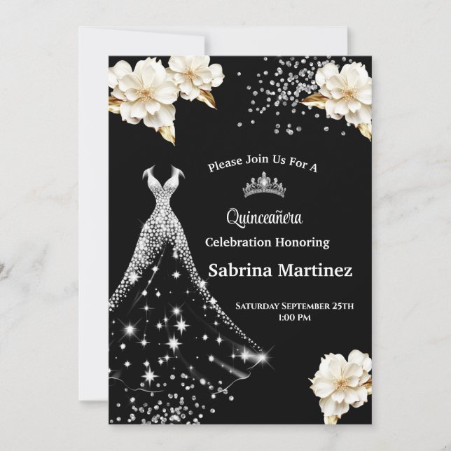 Invitation à la Quinceanera (Devant)