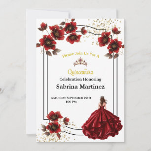 Invitation à la Quinceanera