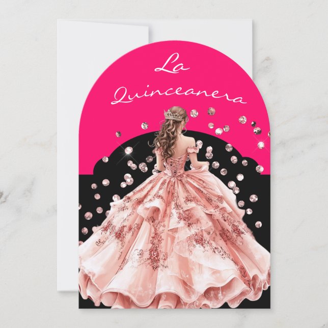 Invitation à la Quinceanera (Devant)