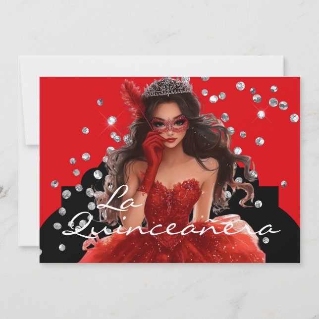 Invitation à la Quinceanera (Devant)