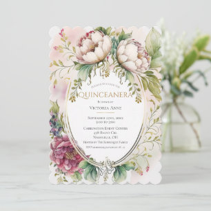 Invitation à la Quinceanera à la saint-calcaire
