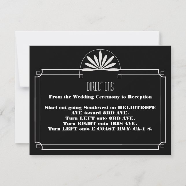 Invitation à la réception de billets de théâtre (Devant)