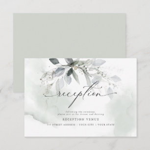 Invitation à la réception de l'aquarelle Pale Sage