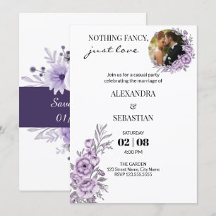 Invitation à la réception de mariage