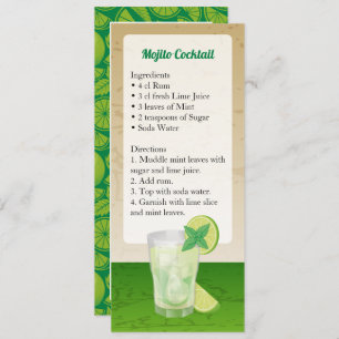 Invitation à la recette de cocktail Mojito