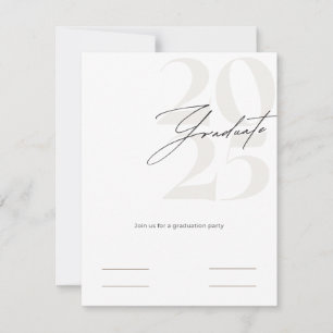 Invitation à la remise des diplômes de 2025