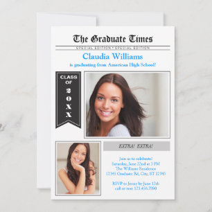 Invitation à la remise des diplômes de la presse