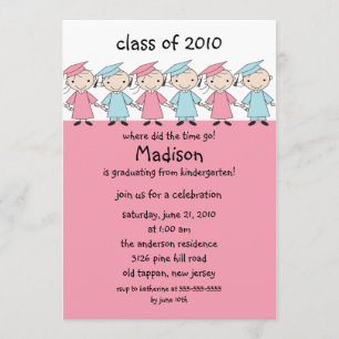 Invitation à la remise des diplômes pour filles et