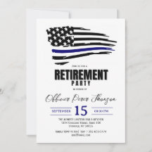 Invitation à la retraite de la police