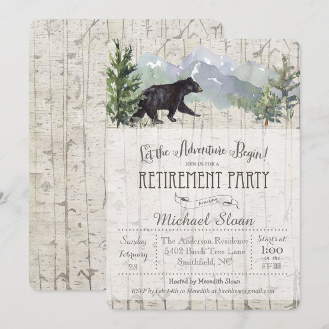 Invitation à la retraite de l'ours : l'aventure co (Devant / Derrière)