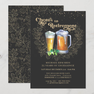 Invitation À la retraite   De superbes houblons et bières
