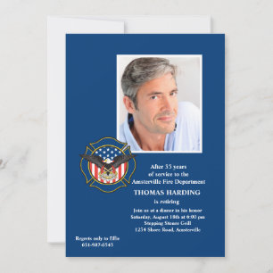 Invitation à la retraite des pompiers