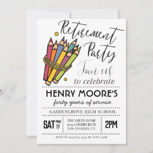 Invitation à la retraite d'un enseignant d'art
