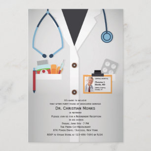 Invitation à la retraite photo du personnel Médica