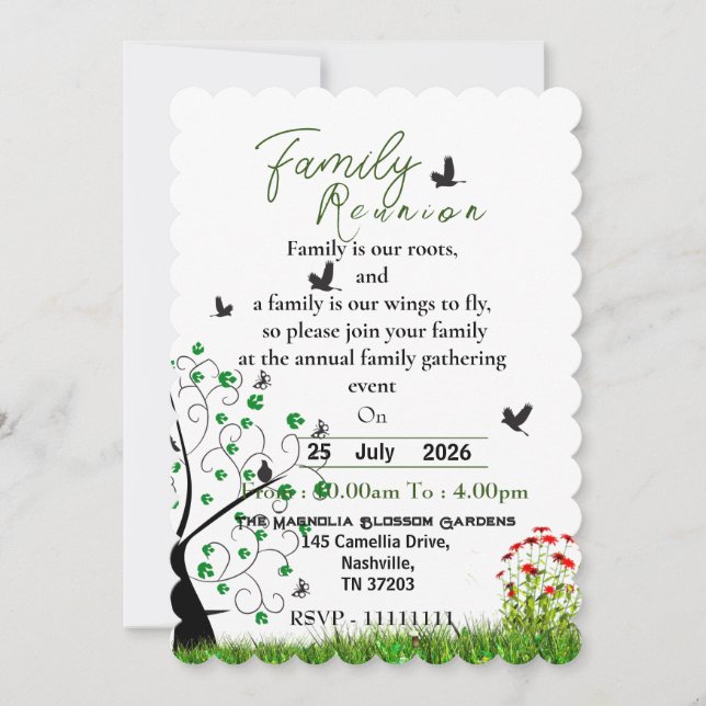 Invitation à la réunion de famille (Devant)