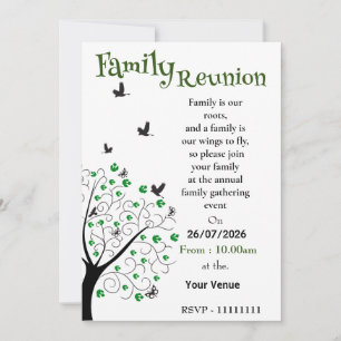 Invitation à la réunion de famille
