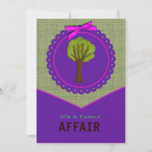 Invitation à la réunion de famille de conception d