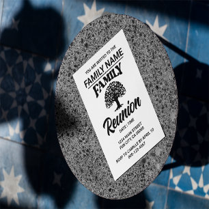 Invitation à la réunion de famille de l'arbre géné