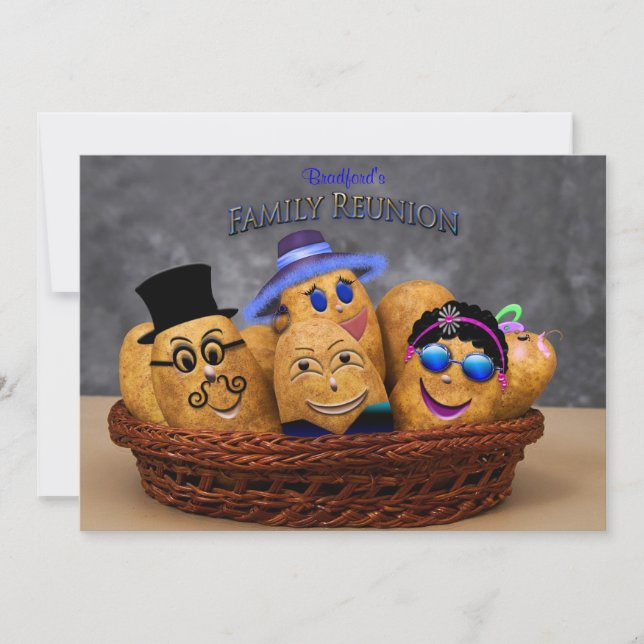 INVITATION À LA RÉUNION DE FAMILLE - FAMILLE DE PO (Devant)