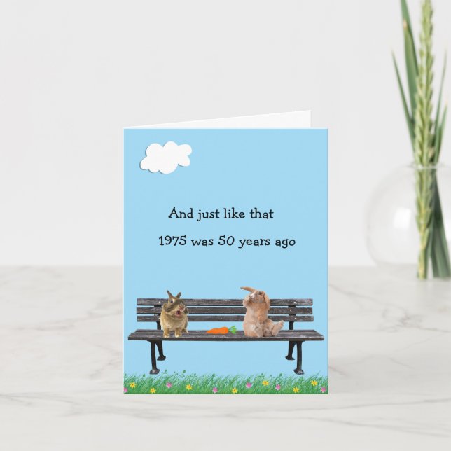 Invitation à la réunion des 50 ans (Devant)