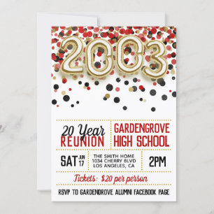 Invitation à la réunion du collège 2003