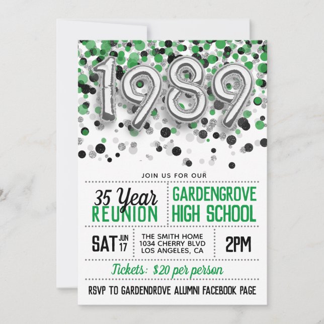 Invitation à la réunion du collège du secondaire 1 (Devant)