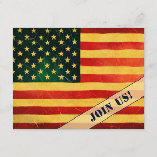 Invitation à la réunion du Drapeau américain des a