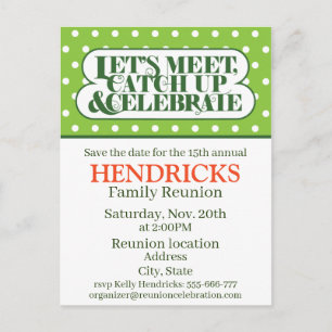 Invitation à la réunion familiale