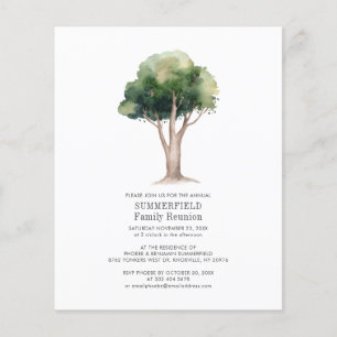 Invitation à la réunion familiale de l'arbre d'aqu