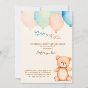 Invitation à la révélation de genre en espagnol