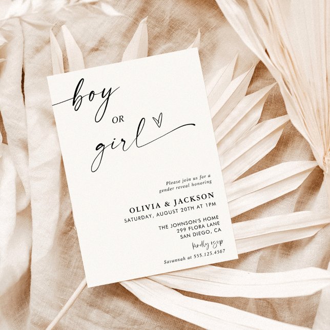 Invitation à la révélation de genre | Révélation d (Créateur téléchargé)