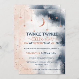 Invitation à la révélation de genre, rose pâle et 