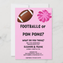 Invitation à la révélation du sexe Footballs ou Po
