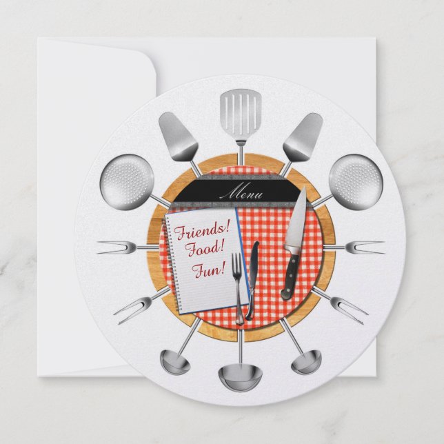 Invitation à la ronde du dîner - SRF (Devant)