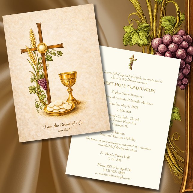 Invitation à la Sainte Communion Calice de l'Eucha (Créateur téléchargé)