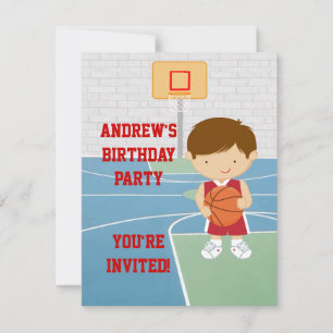 Invitation à la soirée anniversaire de enfant de b