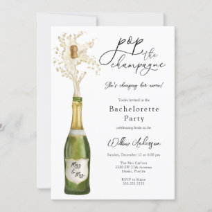 Invitation à la soirée Champagne Bachelorette