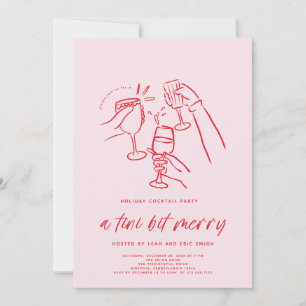Invitation à la soirée cocktail de Noël