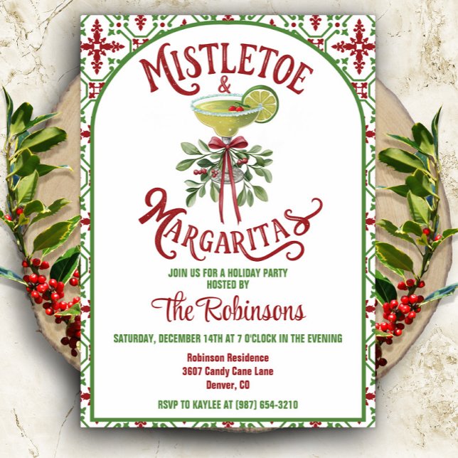 Invitation à la soirée cocktail des Fêtes de Noël (Créateur téléchargé)