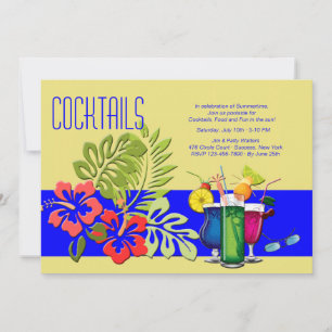 Invitation à la soirée Cocktail d'été