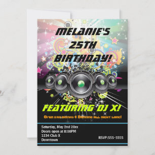 Invitation à la soirée dansante Hip hop du Club ur