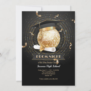 Invitation à la soirée de bal de promo