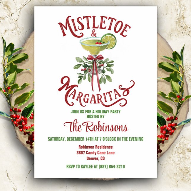 Invitation à la soirée de cocktail des Fêtes de No (Créateur téléchargé)