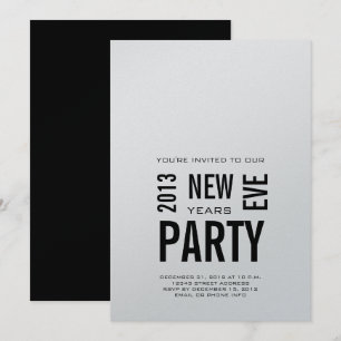 Invitation à la Soirée de la Silver Modern 2013