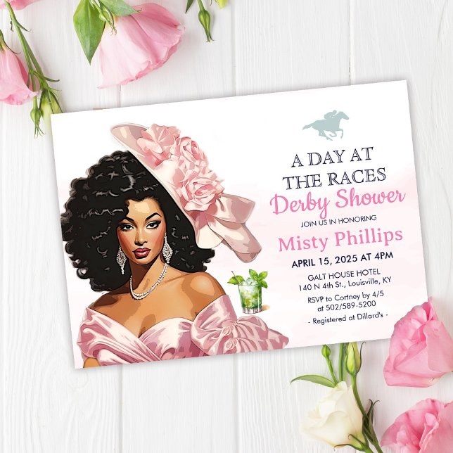 Invitation à la soirée de mariage Day at the Races (Créateur téléchargé)
