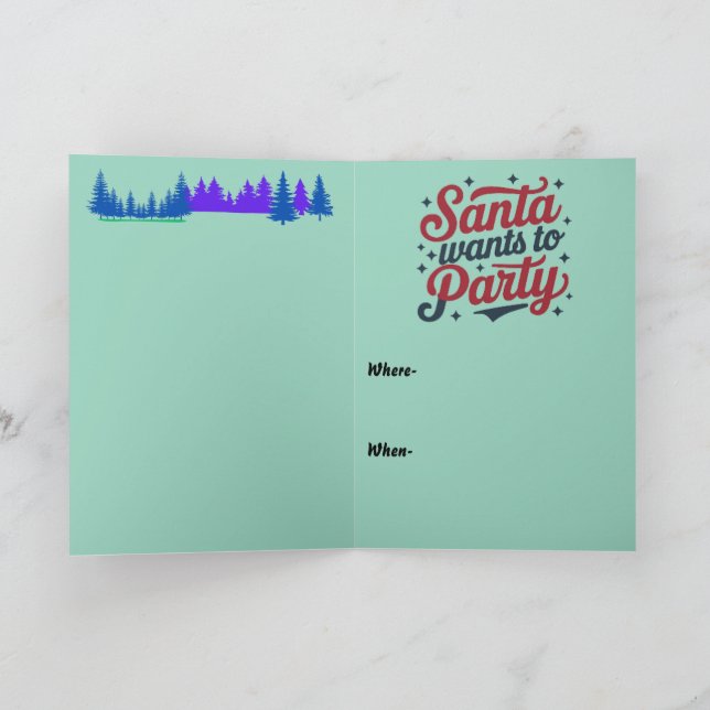 Invitation à la soirée de Noël 2 (Intérieur)