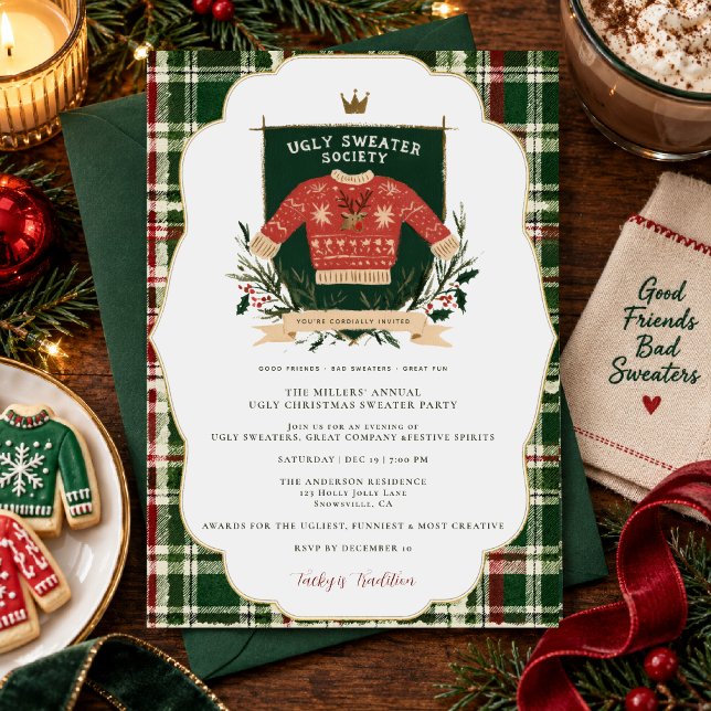 Invitation à la soirée de Noël de la Ugly Sweater  (Créateur téléchargé)