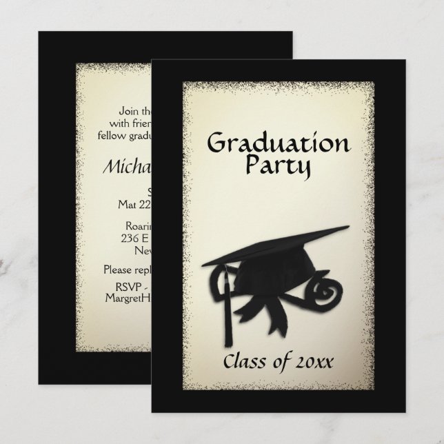 Invitation à la soirée de remise d'diplômes de cla (Devant / Derrière)